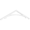 Ekena Millwork Pitch Legacy Architectural Grade PVC Gable Pediment, 72"W x 15"H x 1"P (5/12) GPP072X015X100LEG - alternate 1